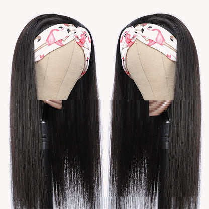 Human Hair Straight Strip Mechanism Headband