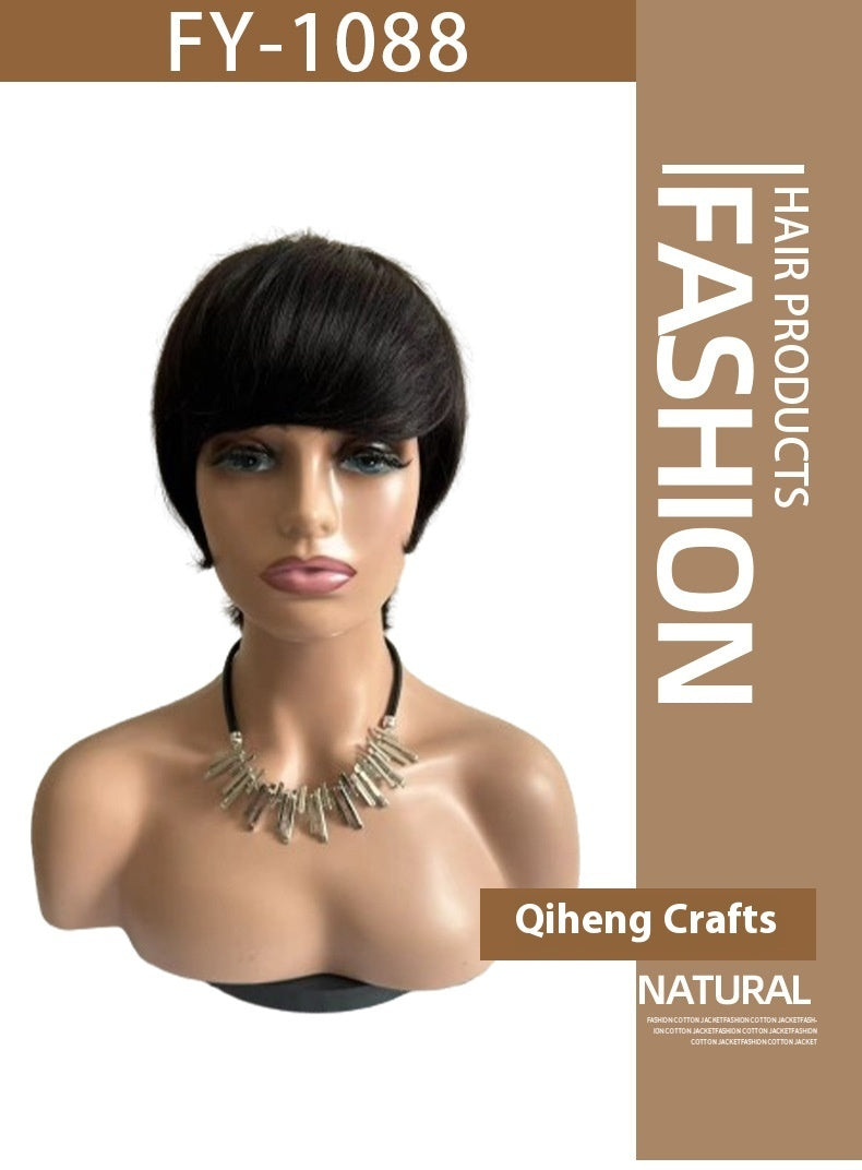 Real Human Hair Head Cover